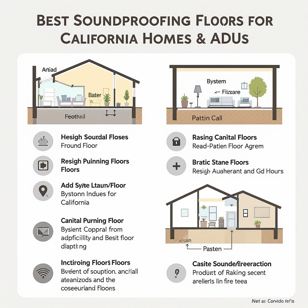 Best Soundproofing Floors for California Homes & ADUs